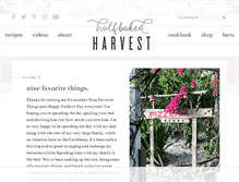 Tablet Screenshot of halfbakedharvest.com